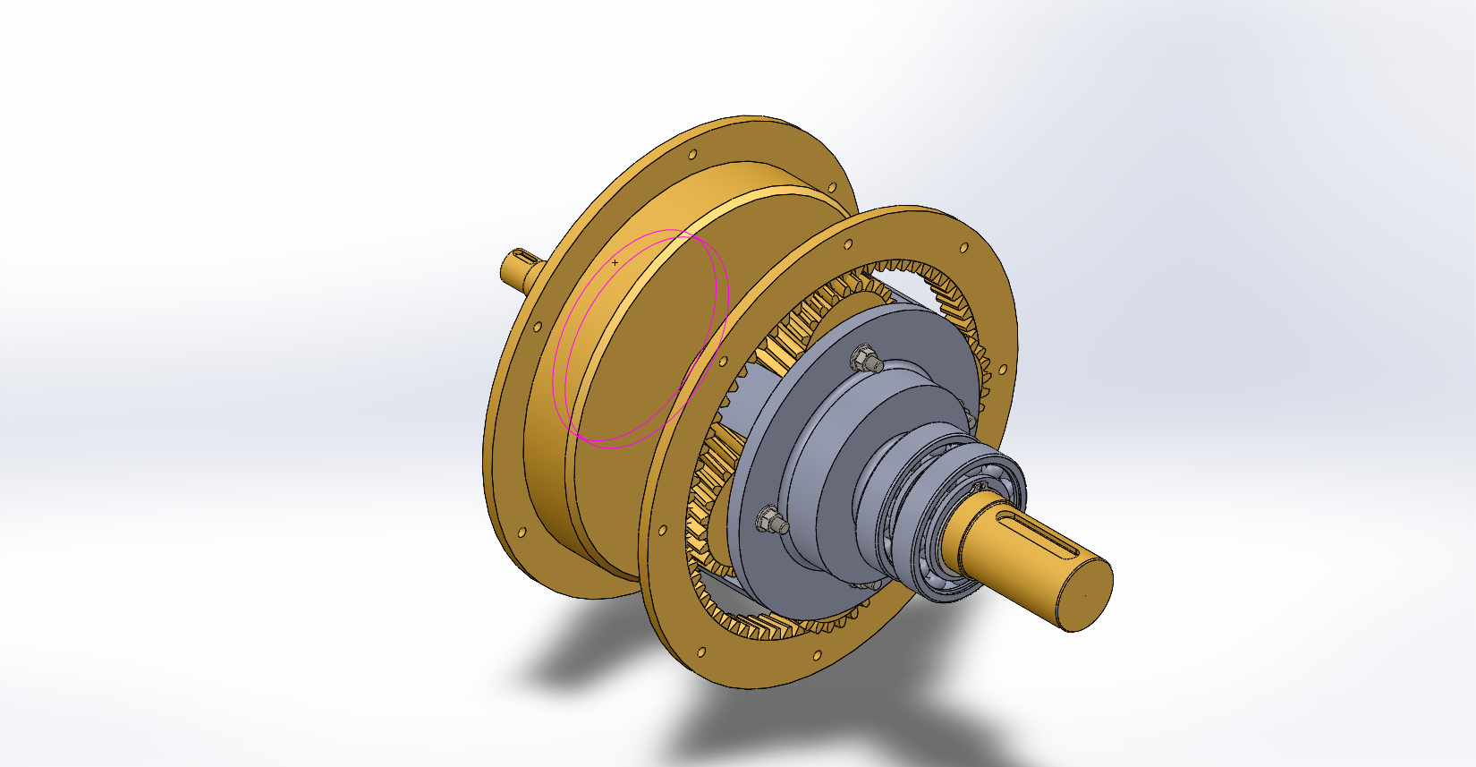 两级行星齿轮箱